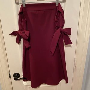 Tie Shoulder Dress